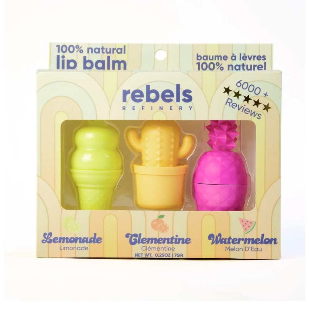 Rebels Refinery Summer Fun Lip Balm Set